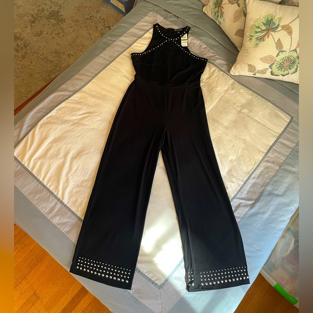 Spring / Summer Halter Jumpsuit w/ Silver Studs